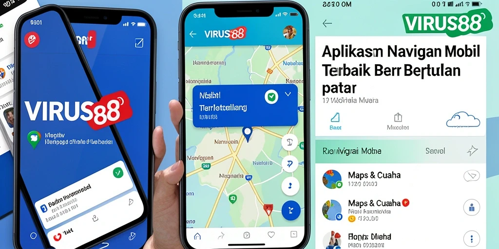 Antarmuka aplikasi VIRUS88 yang intuitif dan informatif.